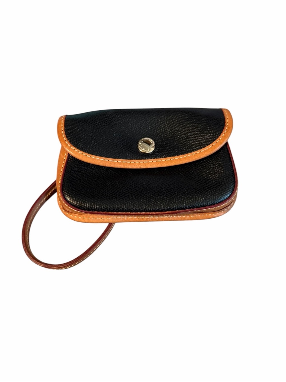 Dooney & Bourke Claremont Dover Tote Set - Black & Tan Leather (3-Piece Set) - Picture 10 of 16